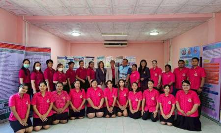 ลงพื้นที่ให้กำลังใจโรงเรียนบ้านสามยอดและร่วมต้อนรับคณะศึกษาดูงานฯ