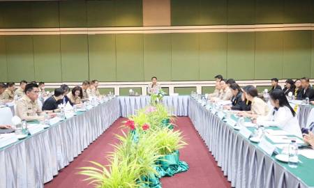 การประชุมคณะทำงานจัดทำแผนออกตรวจร่วมเฝ้าระวังเหตุและสร้างความปลอดภัยให้แก่นักเรียน 