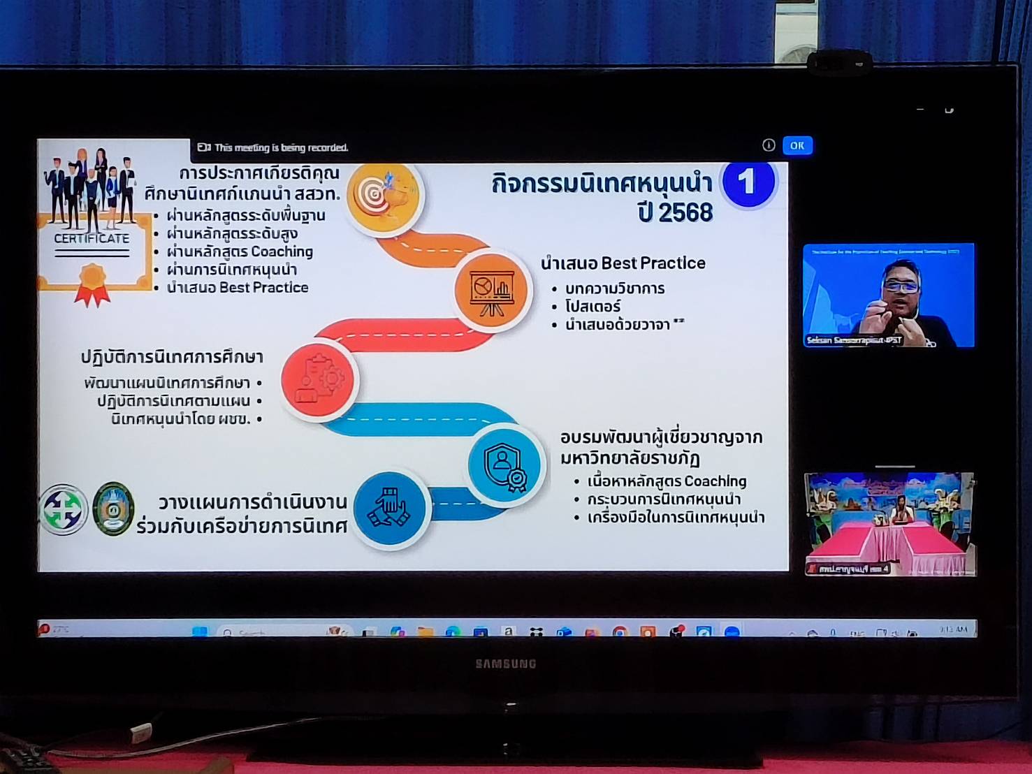 การประชุมชี้แจงกระบวนการพัฒนาศึกษานิเทศก์21.11.67.5