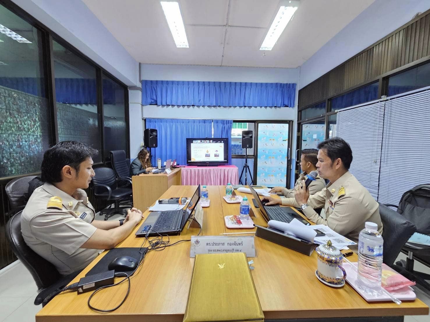 การประชุมชี้แจงการสำรวจและประเมินผลการใช้อุปกรณ์การศึกษาทางไกล 6.8.67.3