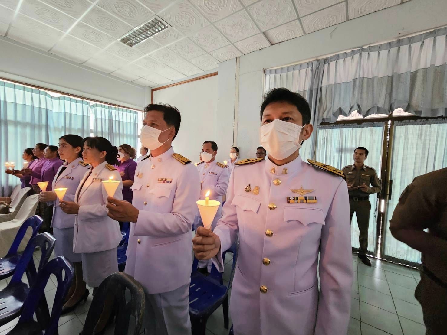 พิธีจุดเทียนถวายพระพรชัยมงคล 3.6.67.9