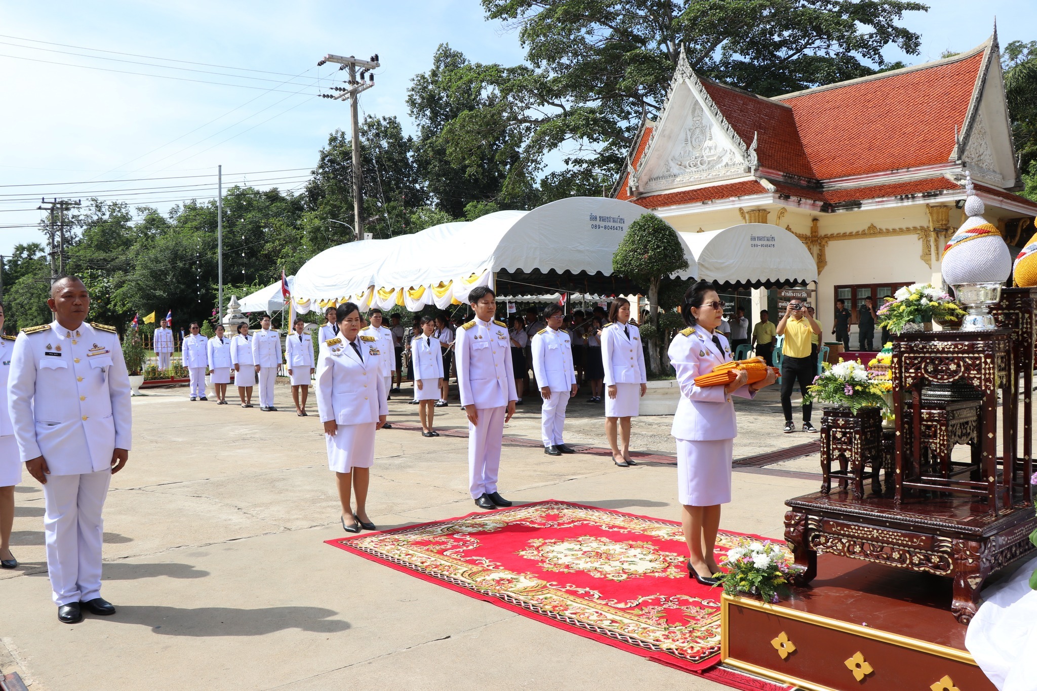 ร่วมพิธีทำบุญถวายผ้าพระกฐินพระราชทาน 28.10.67.2