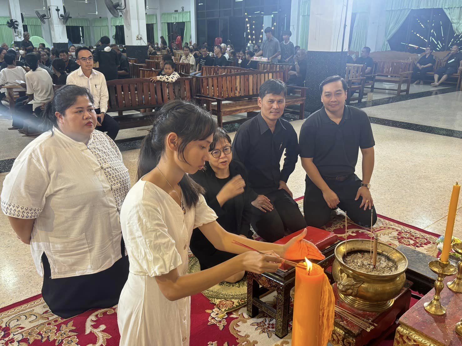 ร่วมฟังสวดพระอภิธรรมและบำเพ็ญกุศล 11.7.67.5