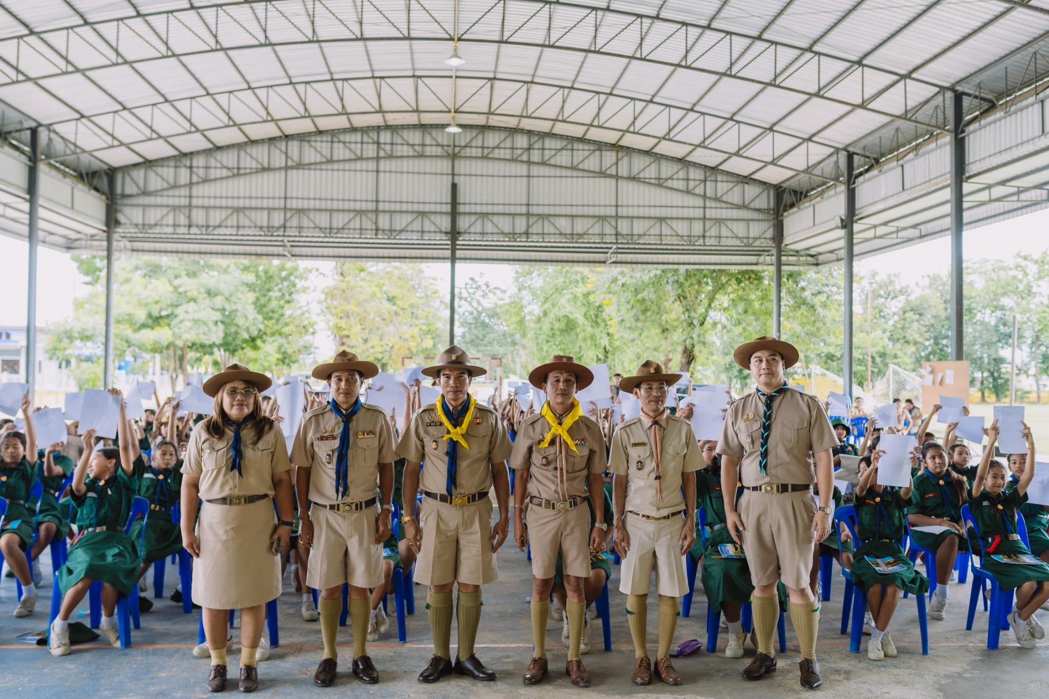 เข้าร่วมกิจกรรมอบรมปฏิบัติการลูกเสือจิตอาสาเทิดไท้องค์ราชัน 25.7.67.1