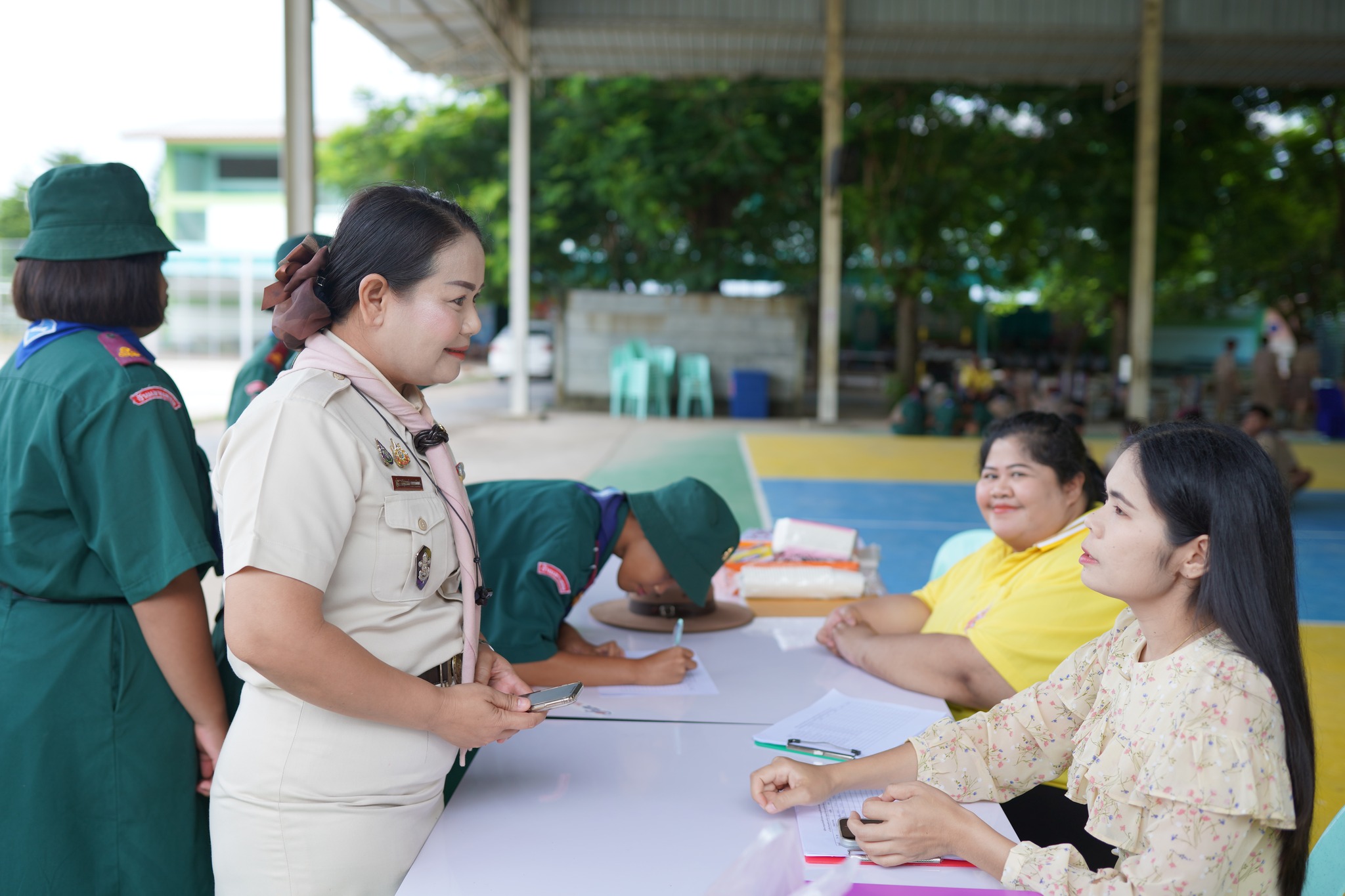 เปิดโครงการอบรมลูกเสือต้านภัยยาเสพติด ปี 2567 9.9.67.4