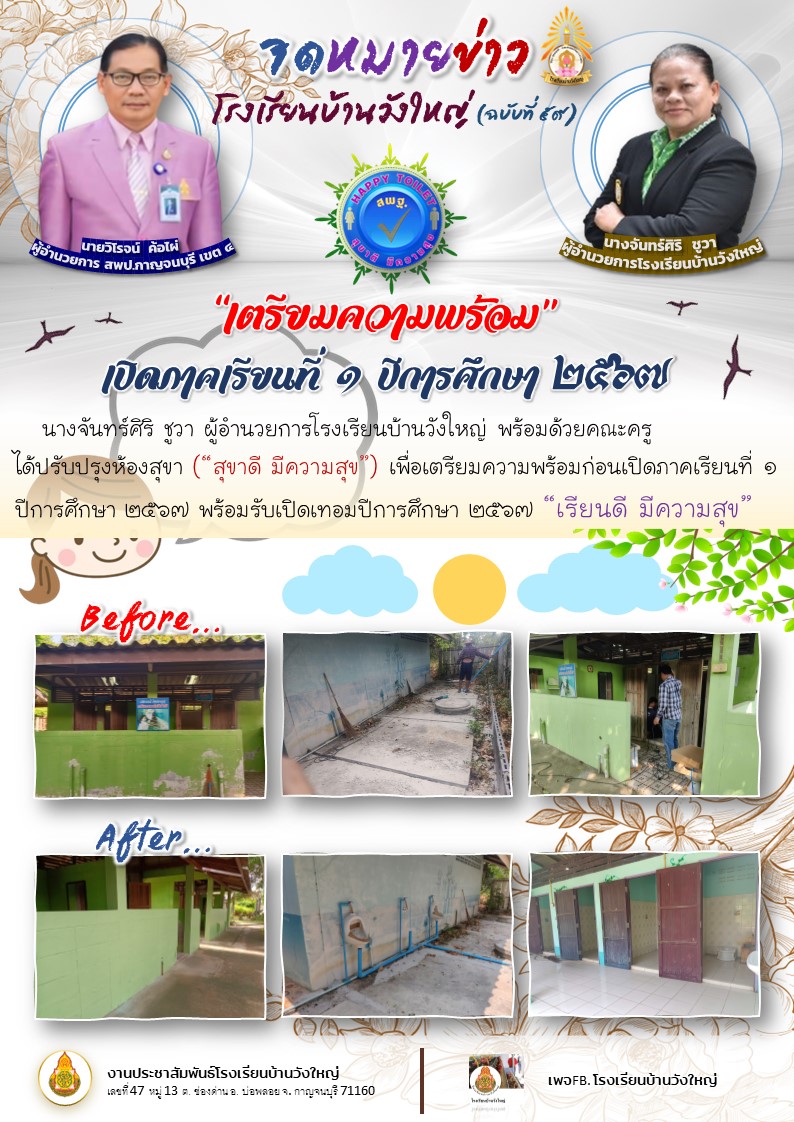 ข่าวประชาสัมพันธ์โรงเรียนบ้านวังใหญ่